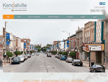 Tablet Screenshot of kendallvillechamber.com